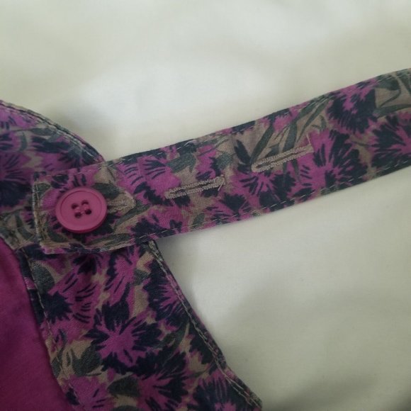 Free People Purple Floral Mini Dress – Size S. fp52 - Picture 7 of 9